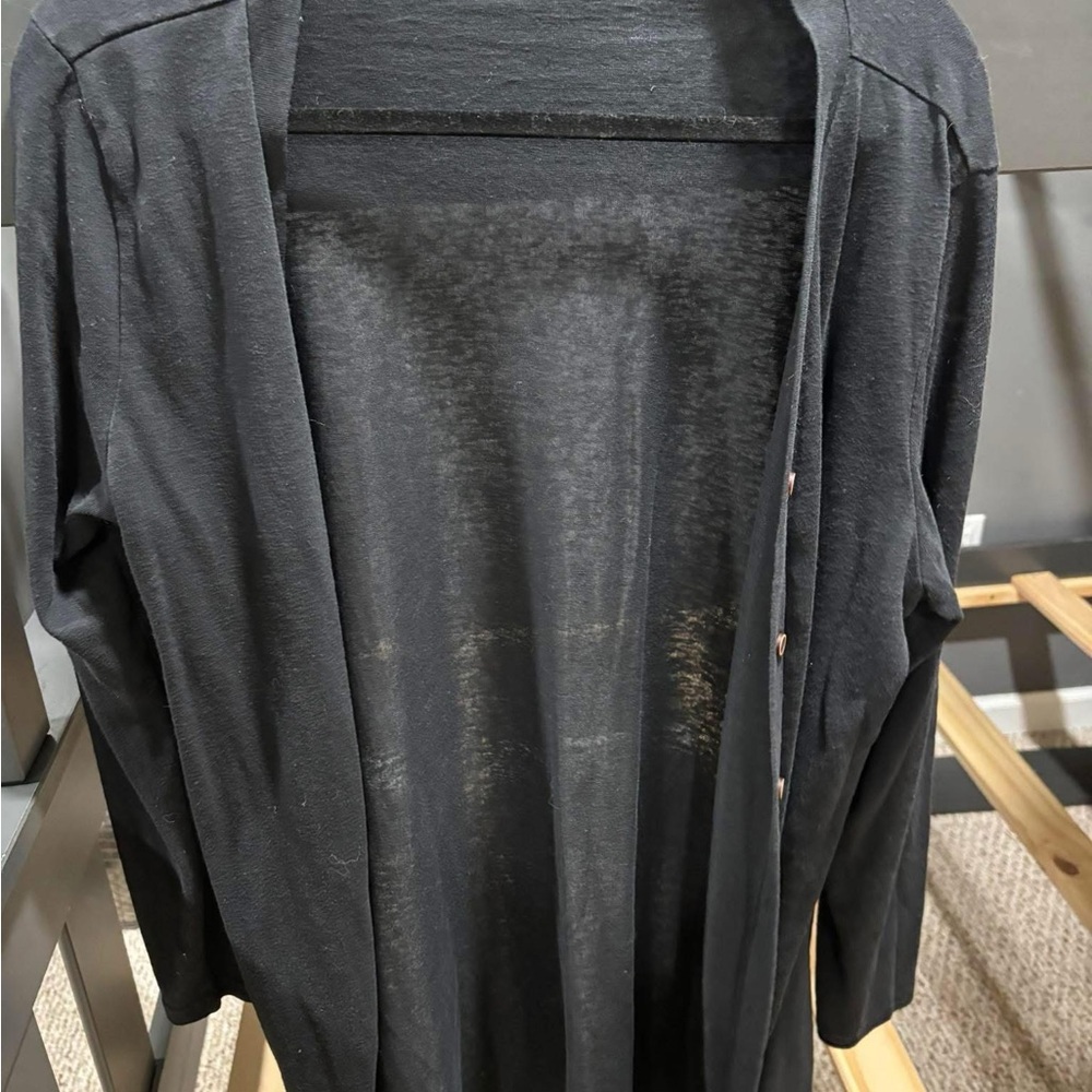 Black Long Sleeve Cardigan
